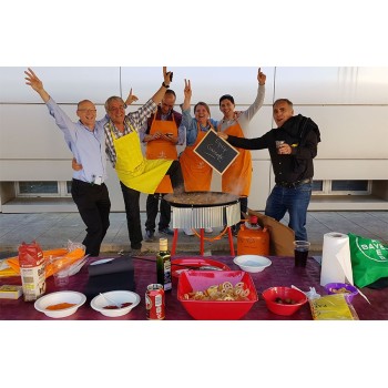 alquiler equipos concurso paellas, team building paella, actividad