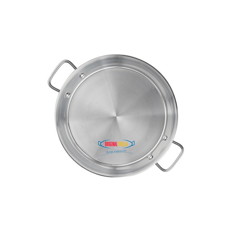 Paella inox inducción 40 cm para 6-9 personas
