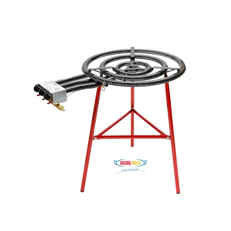 Paellero de tubo redondo para uso interior de 60 cm
