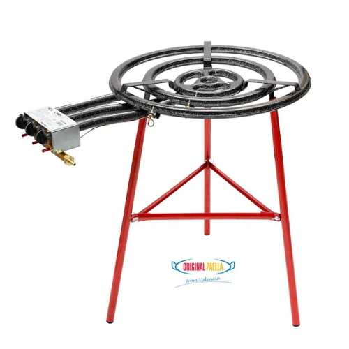 Paellero de tubo redondo para uso interior de 60 cm