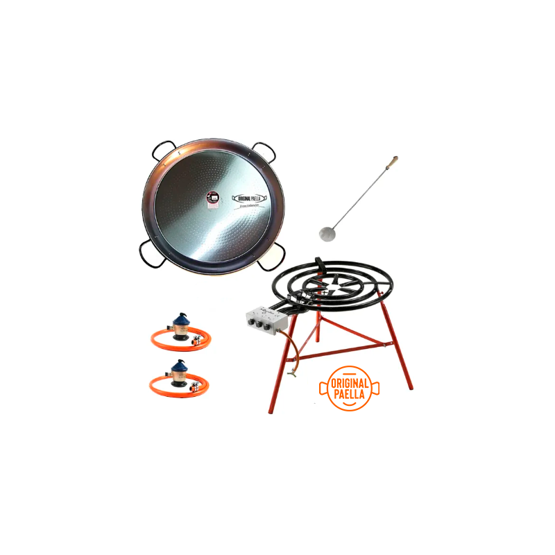 Alquiler Equipo Paellero Paellera 80-120 raciones