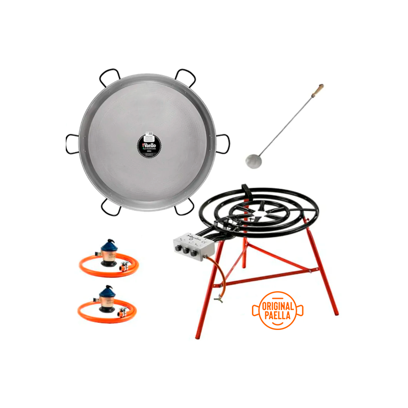 Alquiler Equipo Paellero Paellera 150-200 raciones