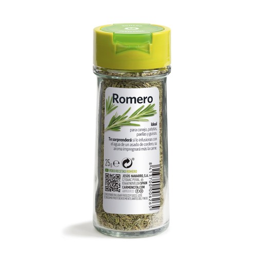 Romero en tarro de cristal 25 g