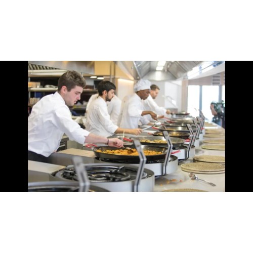 Cocinando con el Quemador Inteligente Robot Paellas MIMCOOK