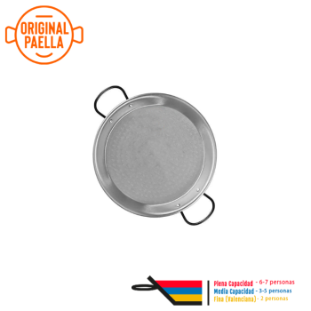 Paellera pulida para 4 personas