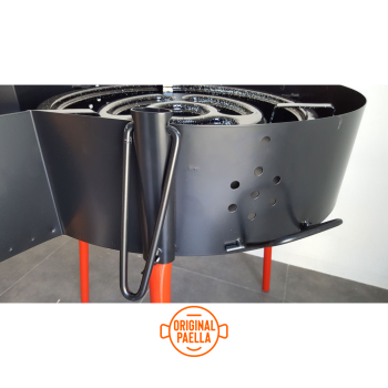 Paellero de leña + Barbacoa + Paravientos mejor precio a todo el mundo