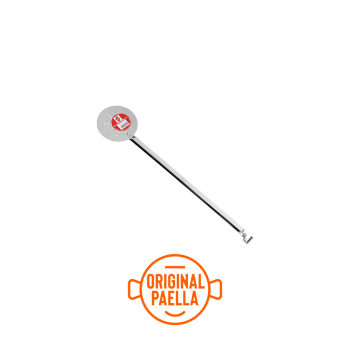 Paleta de acero inox para paellera