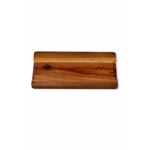 Llauna de acero inoxidable con tabla de madera | Original Paella