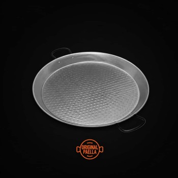 Paella de acero pulido 42 cm para 10 paellas paelleras