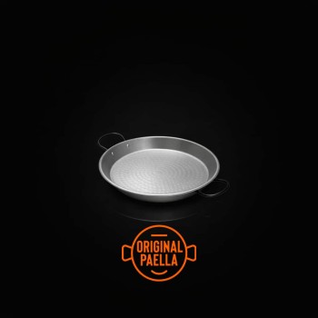 Paella de acero pulido 38 cm para 8 Paellas paelleras