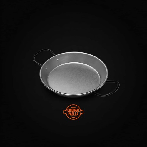 Paella de Acero Pulido 24 cm para 1 Paellas paelleras