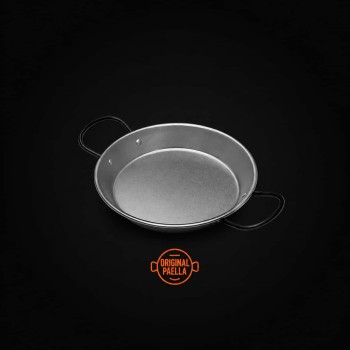 Paella de Acero Pulido 24 cm para 1 Paellas paelleras