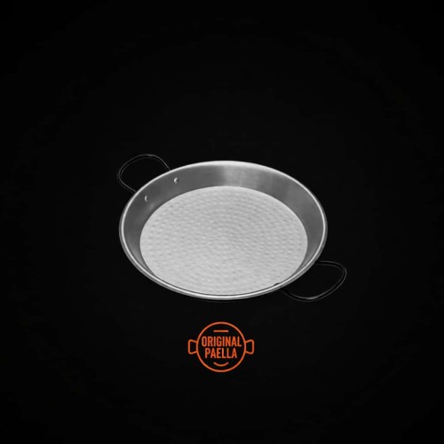 Paella de acero pulido 34 cm para 6 Paellas paelleras
