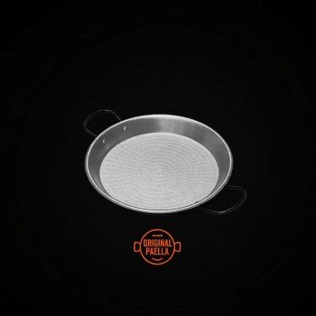Paella de acero pulido 34 cm para 6 Paellas paelleras