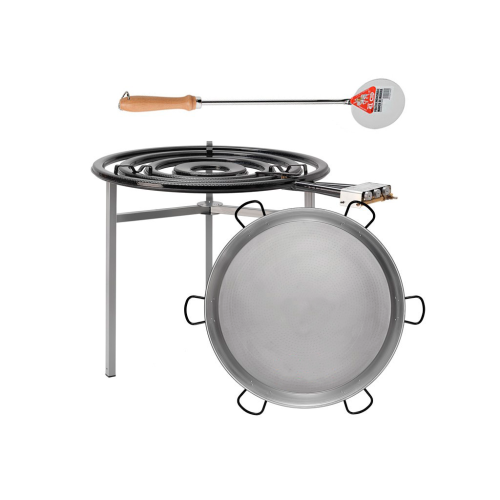 Pack paella de acero pulido 200 personas
