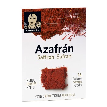 Azafrán molido extra 400 mg