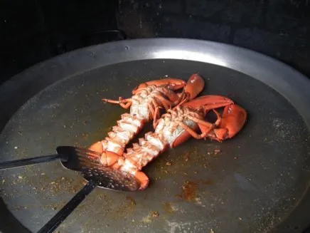 4.- Friendo el bogavante