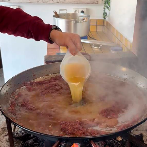 4.- Rehogar con whisky