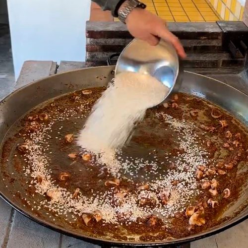 7.- Nacaramos el arroz