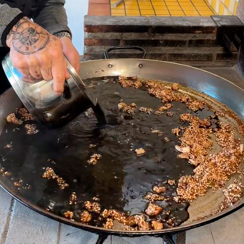 8.- Nacaramos el arroz