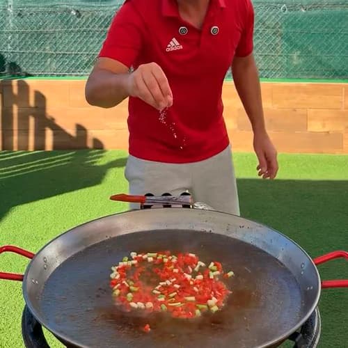 3.- Cortar las verduras