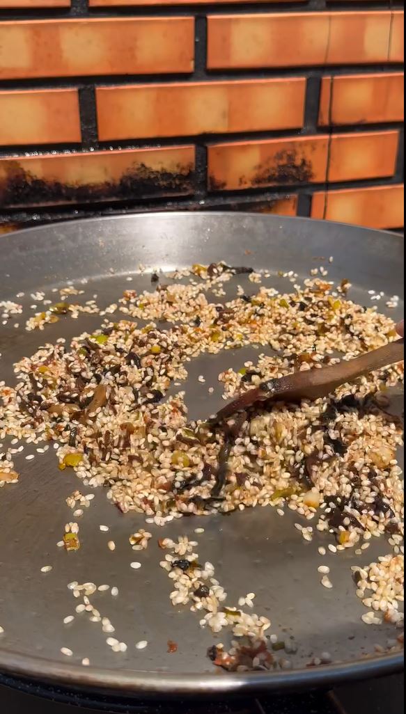 4.- Sofeír las verduras