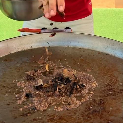 4.- Sofeír las verduras