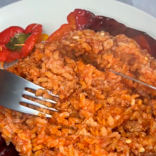 6.- Añadimos el calamar y mezclamos