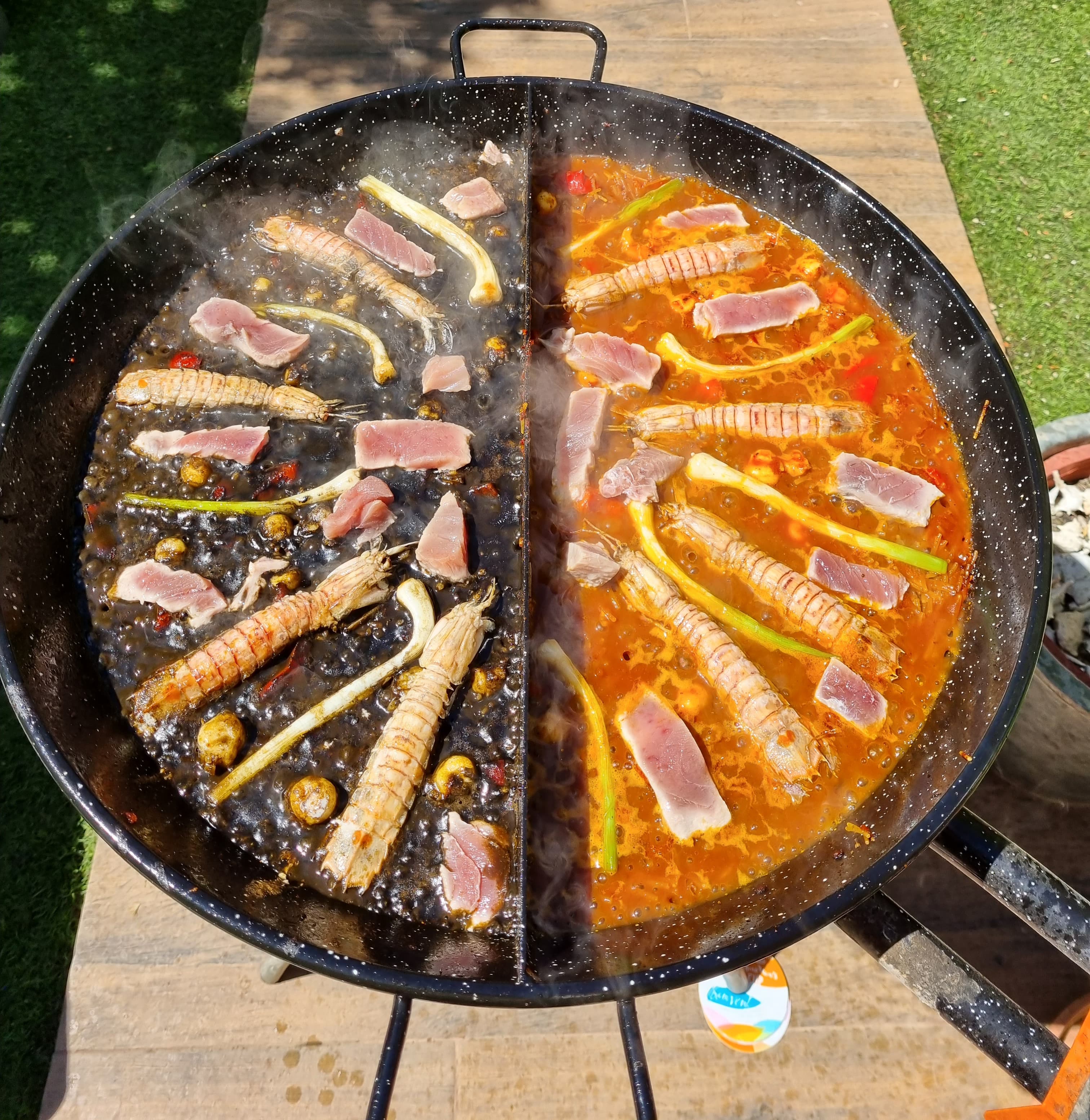 Como hacer paella con viento - Tutorial para conectar el paravientos 