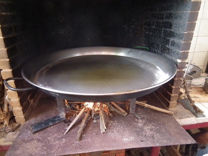 1.- Calentando el aceite