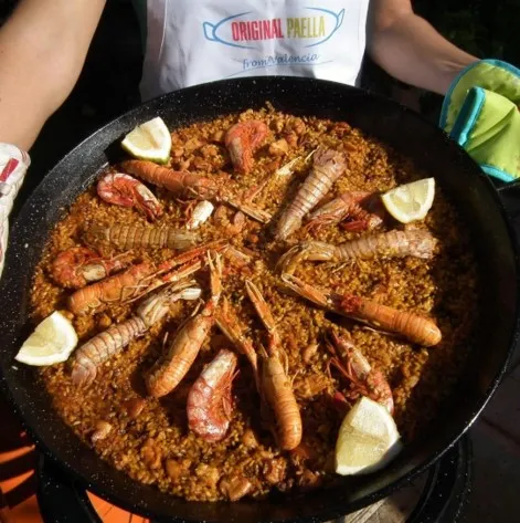 Paella de marisco
