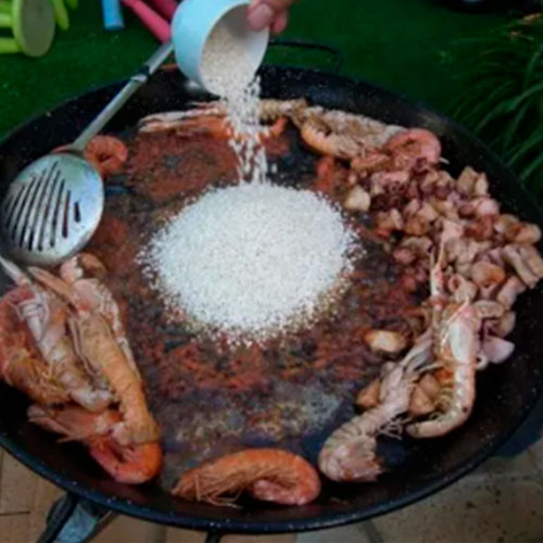6.- Añadir arroz