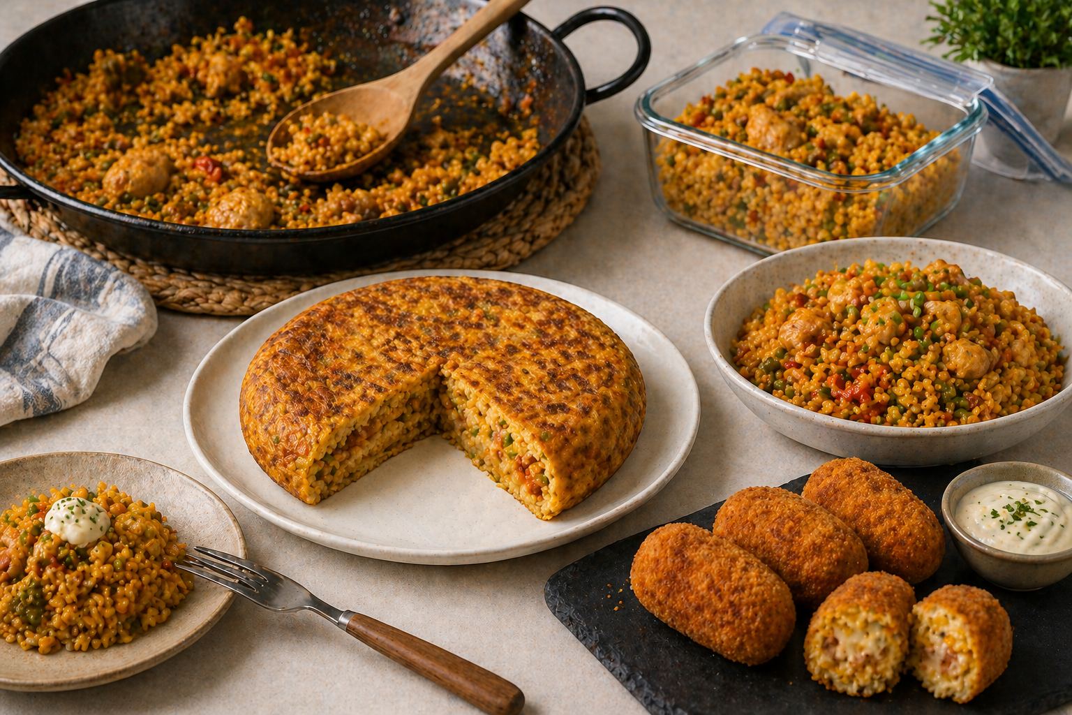 paella sobrante
