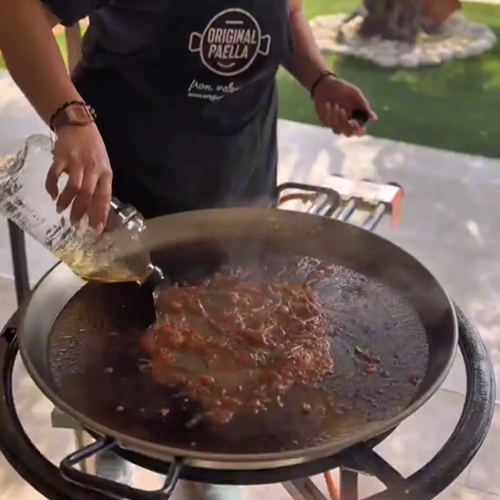 4.- Sofeír las verduras