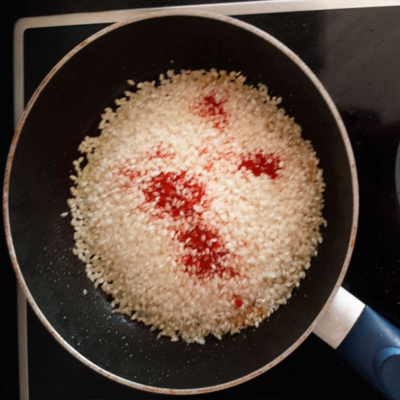 3. - Añadir arroz
