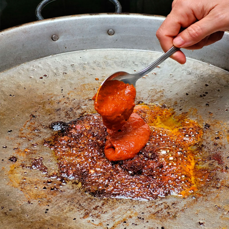 3.- Preparando el sofrito