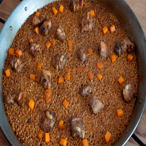 Receta de @elchefkent: arroz de costillas y calabaza