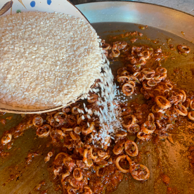 7.- Nacaramos el arroz