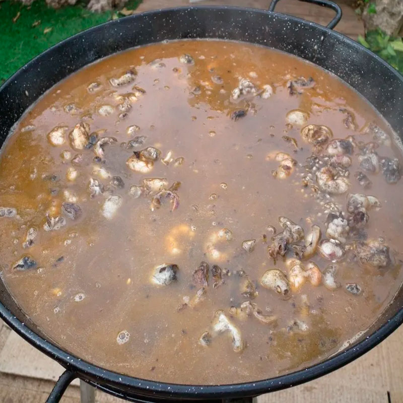7.- Añadir caldo