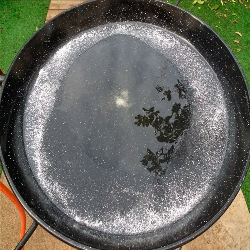 1.- Caletar el aceite
