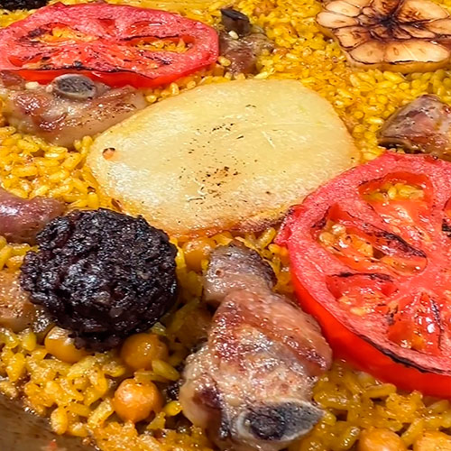 Receta de _comeydisfruta_: Arroz al horno en paella