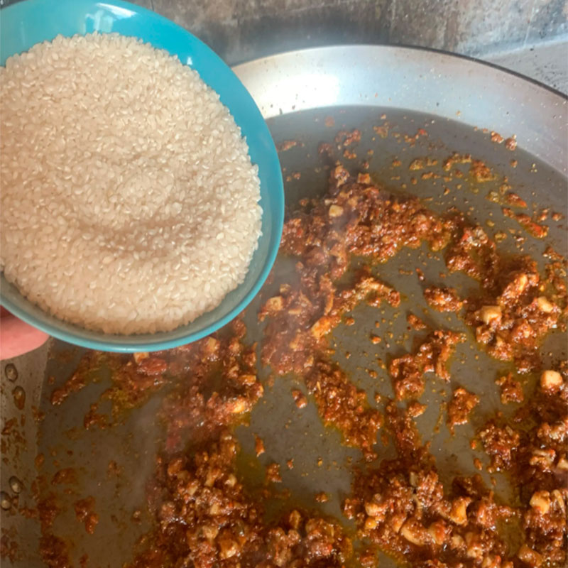 9.- Nacaramos el arroz