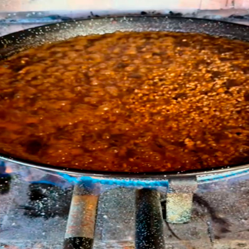 8.- Cocer el arroz