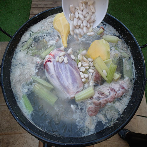 2.- Cocción verduras