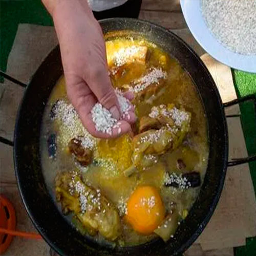5.- añadir arroz