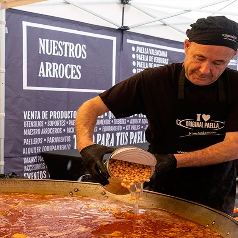 8.- Añadir los garbanzos