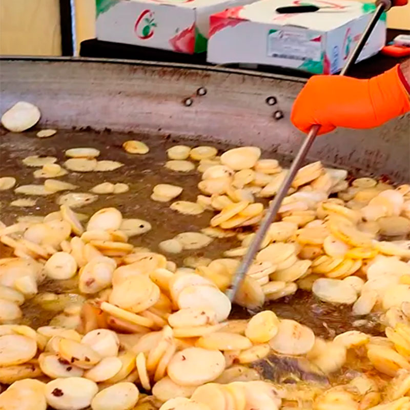 1.- Dorar las patatas
