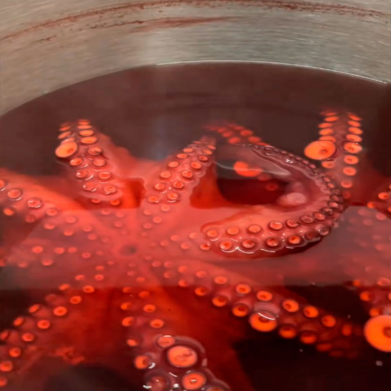 1.- Cocemos el pulpo