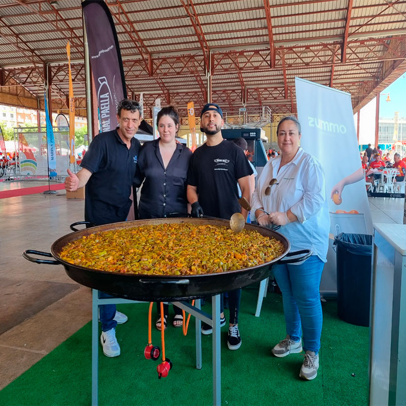 evento paella ciclista