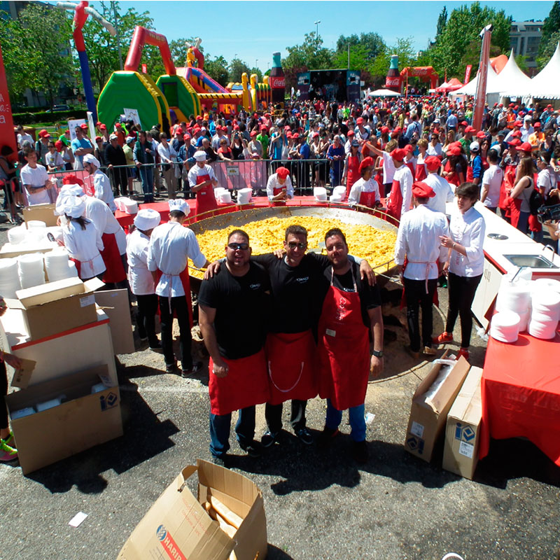paella gigante de Valladolid